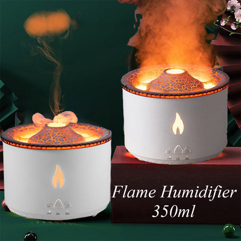 Volcano Aromatherapy Machine Spray Jellyfish Air Flame Humidifier Diffuser