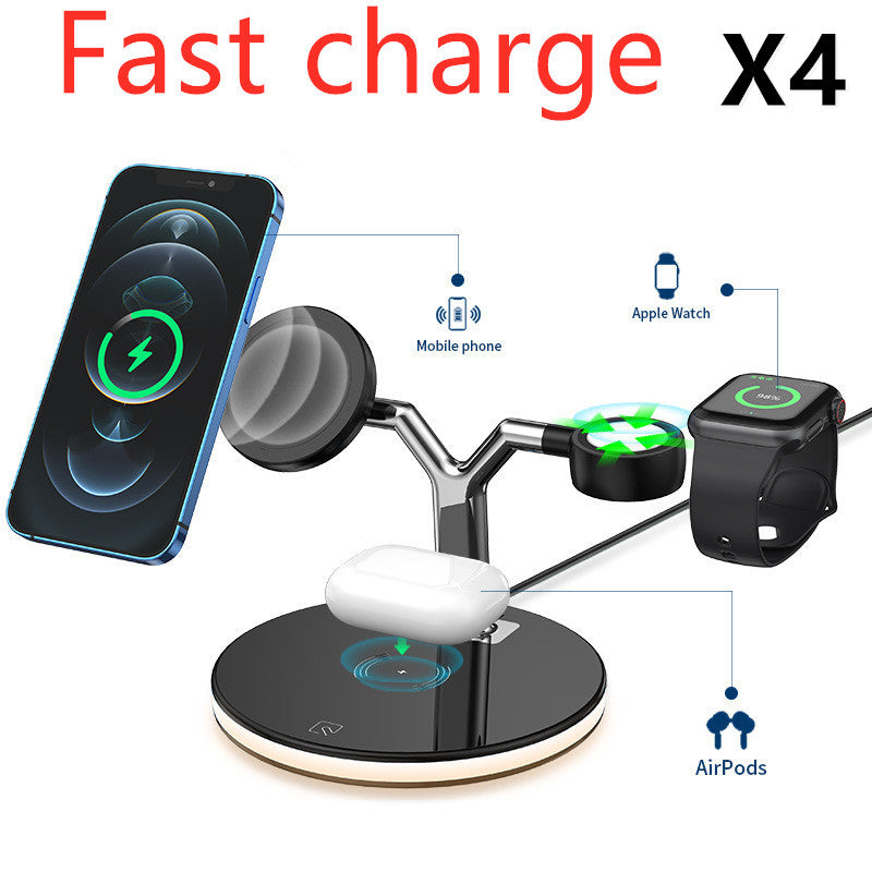 Magnetic Wireless Charger 15W Fast Charging Station For Magsafe Chargers