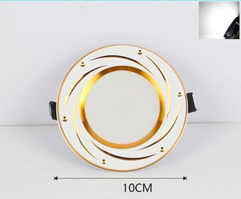 Downlights LED Sky Lights Embedded Household 5 Watt Tricolor Dimming