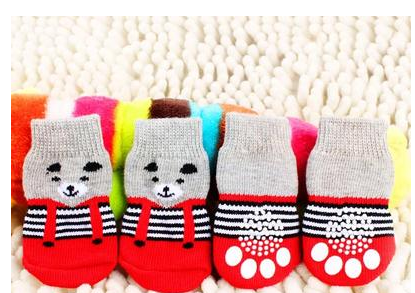 Pet bear bear scratch socks