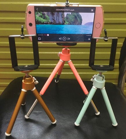 Mini mobile phone stand Desktop photography Live selfie