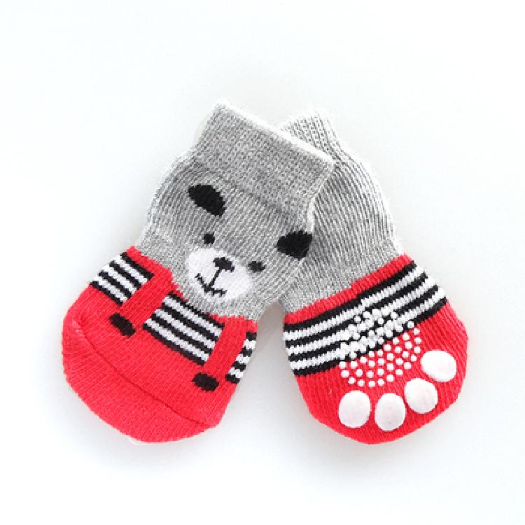 Pet bear bear scratch socks