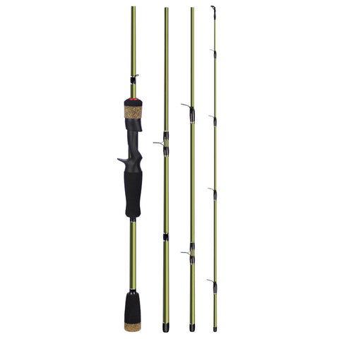 4 section fishing rod road sub rod short section carbon portable plug fishing rod