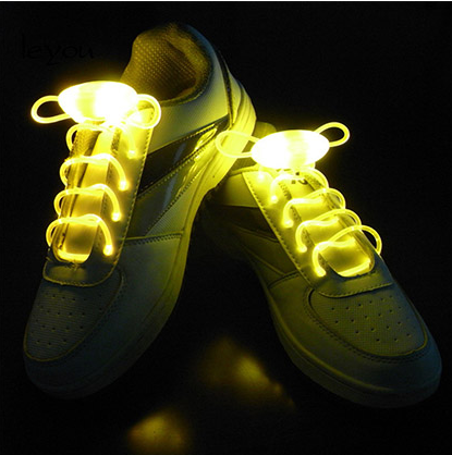 Led Sport Shoe Laces Glow Shoe Strings Round Flash Light Shoelaces - Nuri Shopping