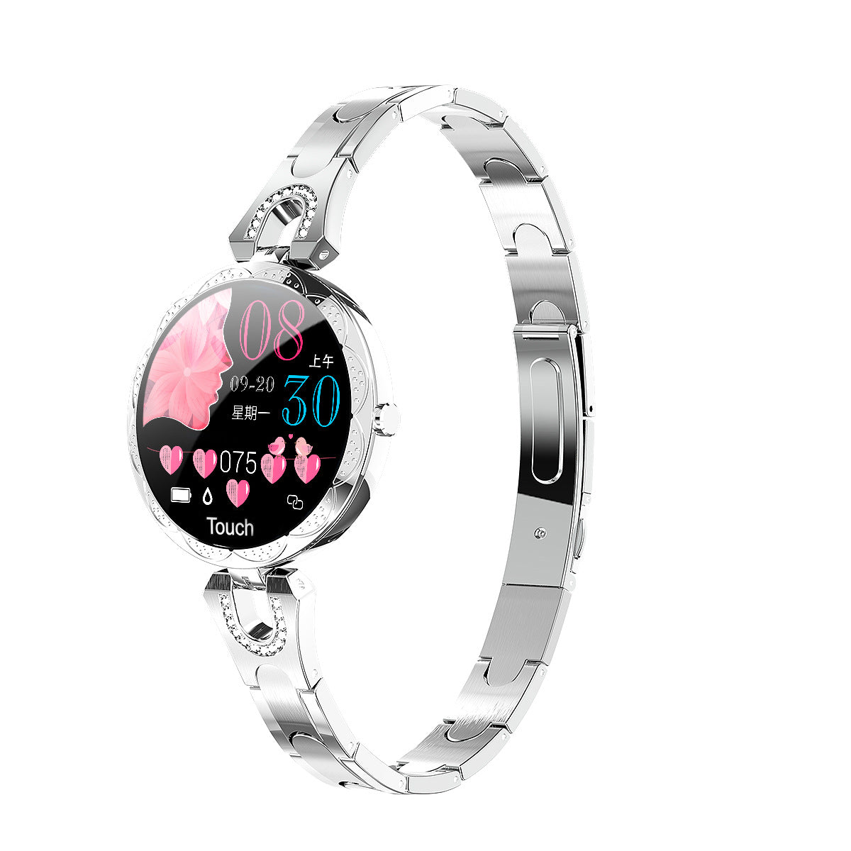 Wearable Device Heart Rate Monitor Sports Smartwatch for Women Ladies