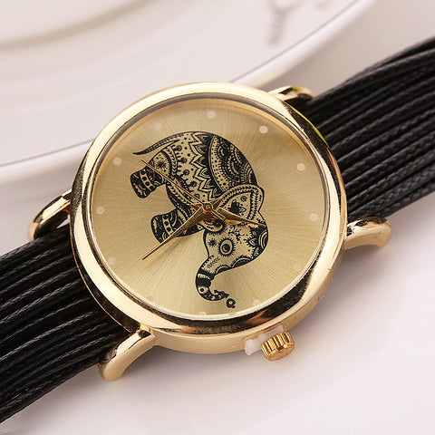 Creative elephant watch