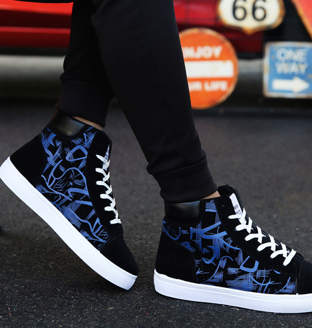 Spring high top shoes Korean Edition men - Nuri Shoppings shoes - Nuri Shopping