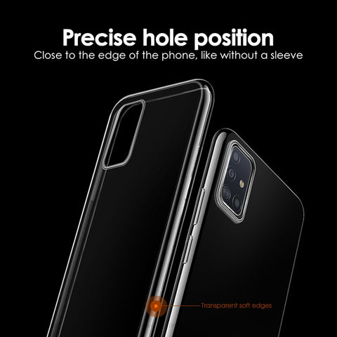 Air bag transparent soft silicone mobile phone case