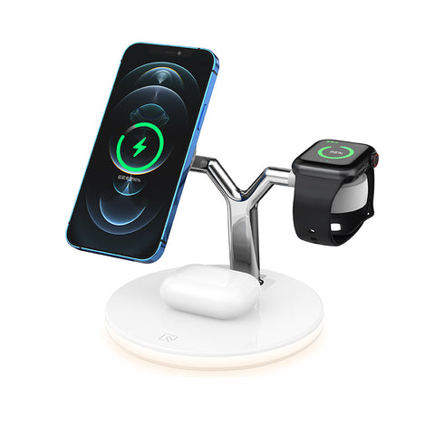 Magnetic Wireless Charger 15W Fast Charging Station For Magsafe Chargers