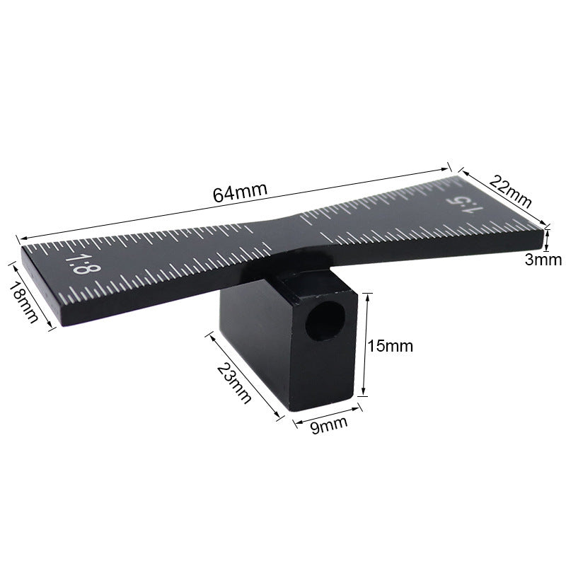 Marking Template With Wooden Hinge Gauge With Hinge Gauge Guide Tool