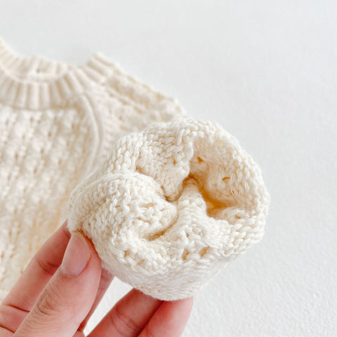 Girl Baby Knitted Hollow Waist