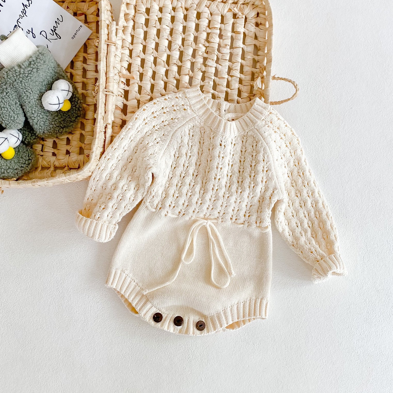 Girl Baby Knitted Hollow Waist