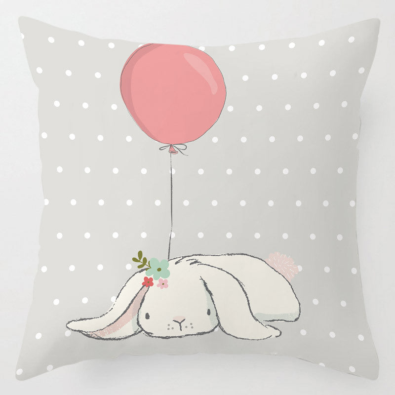 Cartoon Bunny Cushion Cover Home Textiles