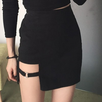 Pencil Micro Mini Skirt Slim Women Party Skirts Black Bodycon Short Skirt - Nuri Shopping