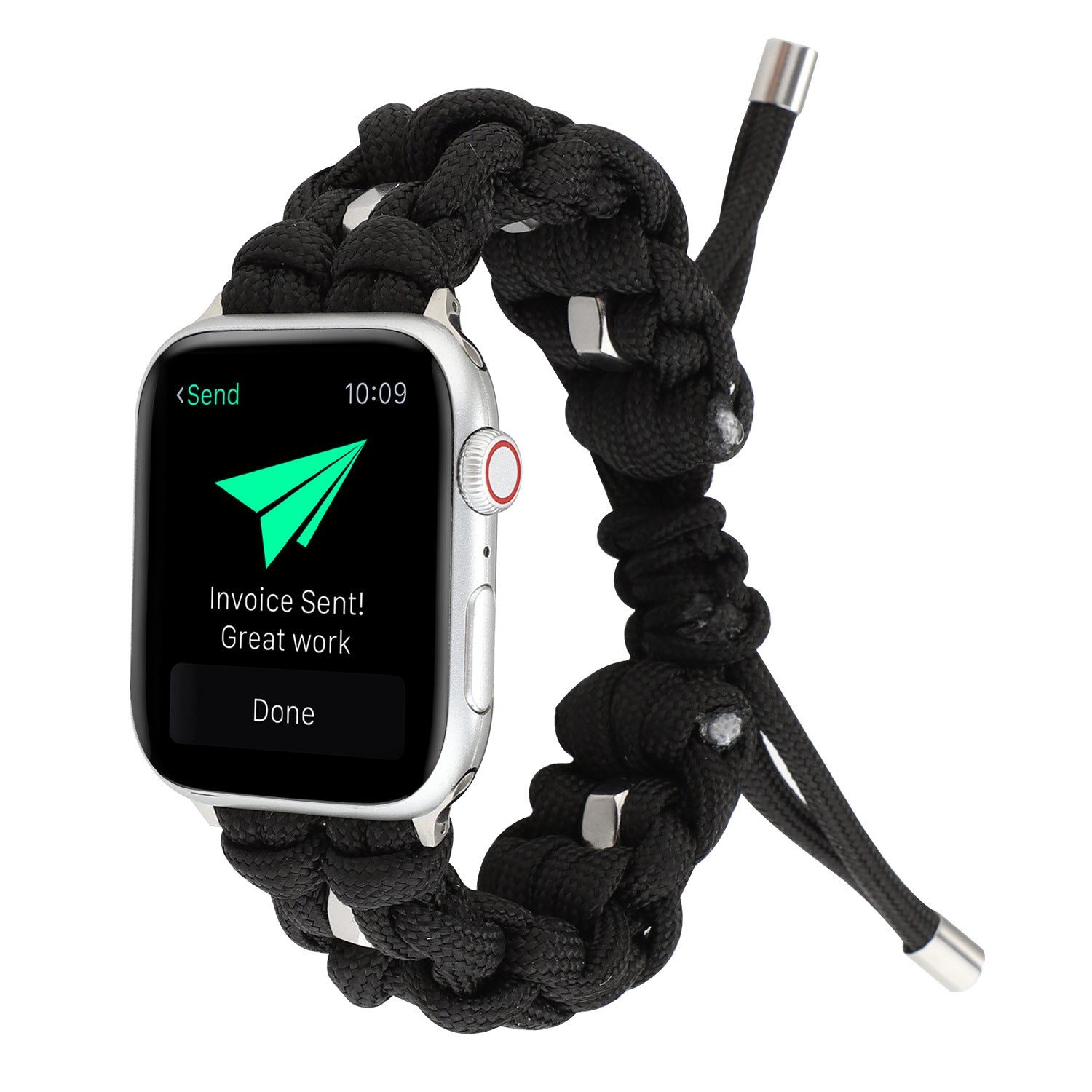 Apple Watch Nylon StrapIwatch Outdoor Umbrella Cord Braided Strap