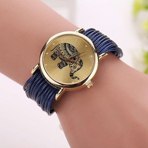 Creative elephant watch