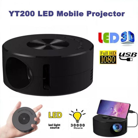 Home Theater Video LED Mini Projector For Home Theaters Media Player