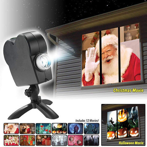 Window Home Theater Projector Indoor Outdoor Projector