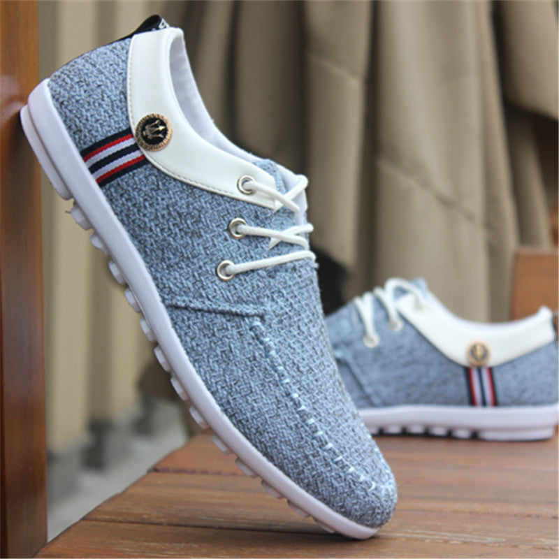 men Casual Shoes mens canvas shoes for men shoes men fashion Flats brand fashion - Nuri Shopping