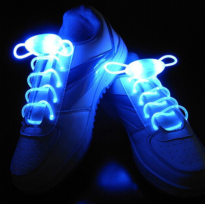 Led Sport Shoe Laces Glow Shoe Strings Round Flash Light Shoelaces - Nuri Shopping