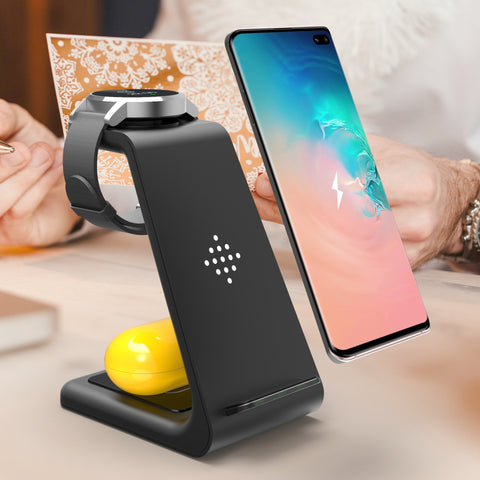 Wireless Charger Stand Wireless Quick Charge Dock For Phone Holder