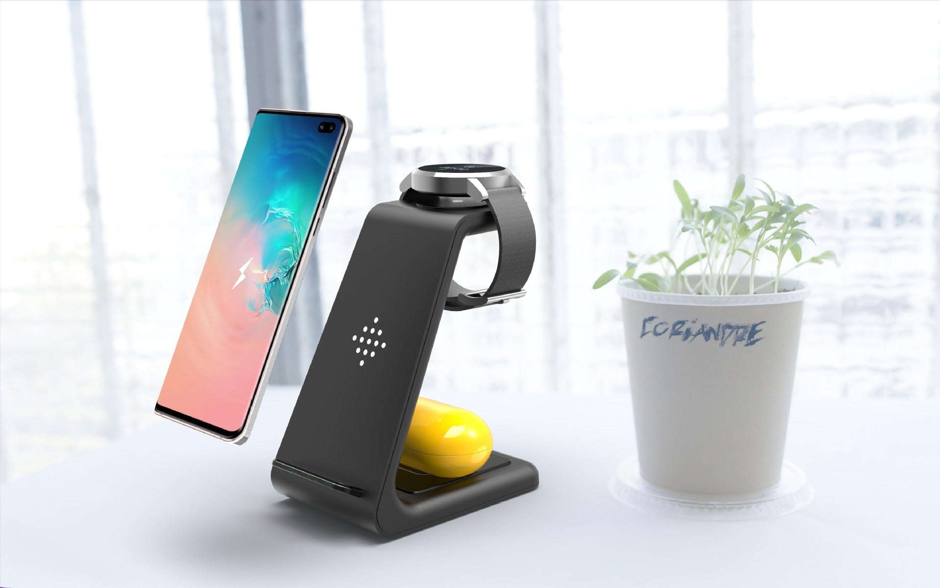 Wireless Charger Stand Wireless Quick Charge Dock For Phone Holder