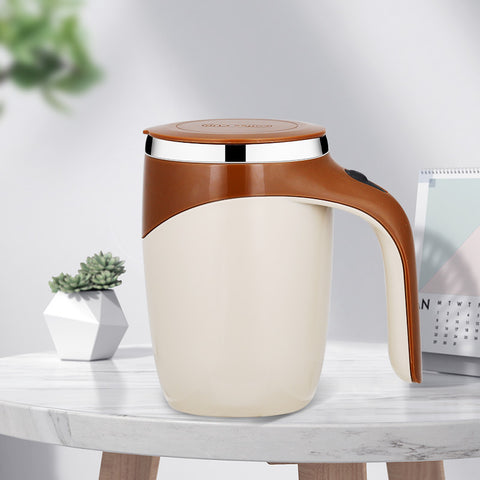 Value Electric Stirring Cup Lazy Milkshake Rotating Magnetic Water Cup - Nuri Shopping