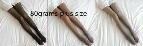 Fleece Pantyhose Women Fleece Lined Pantyhose Thermal Winter Tights - Nuri Shopping