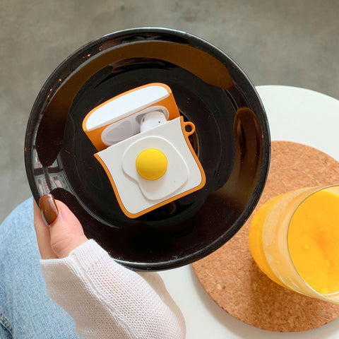 Compatible with Apple, Breakfast Egg Toast Airpod Case