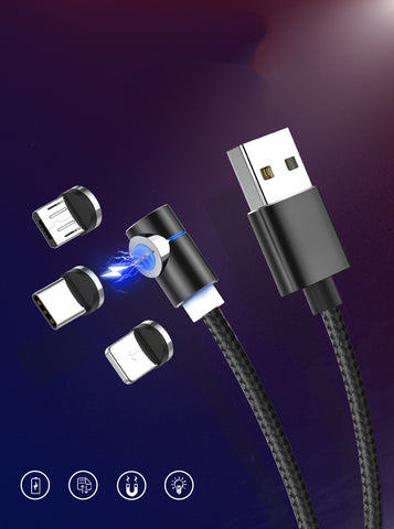 Magnetic Cable LED Magnet Charger Cable USB Cable & USB Type-C USB C