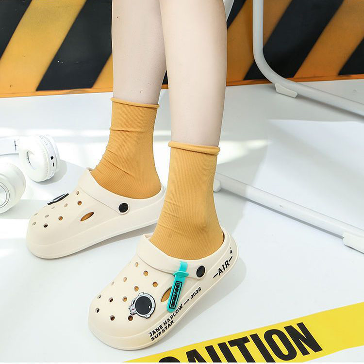 Astronaut Decor Slippers Summer Indoor Home Shoes Outdoor Garden Clogs Shoes - Nuri Shopping