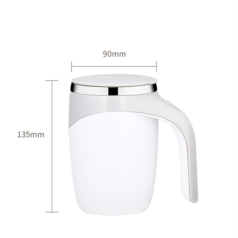 Value Electric Stirring Cup Lazy Milkshake Rotating Magnetic Water Cup - Nuri Shopping