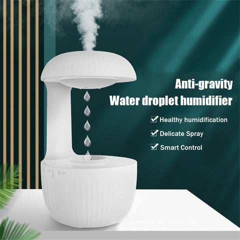 Anti-gravity Air Humidifier  Water Drops Cool Mist Maker Fogger Relieve Fatigue
