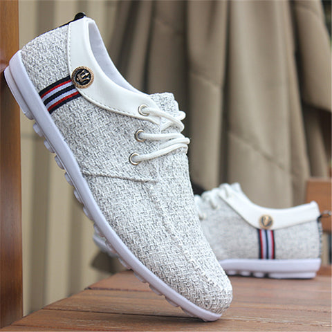 men Casual Shoes mens canvas shoes for men shoes men fashion Flats brand fashion - Nuri Shopping