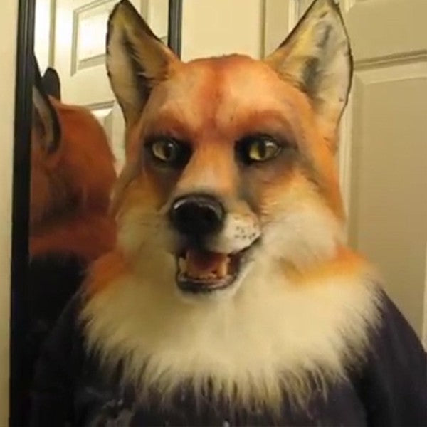 Animal Rotate Headwear Costume Wolf Face Masks Cosplay