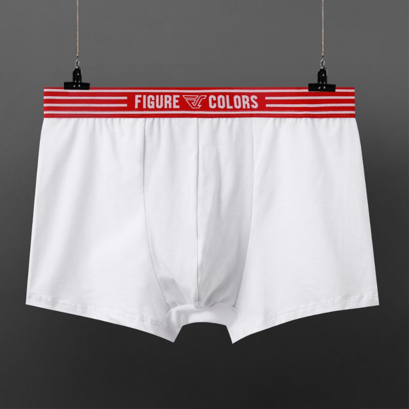 Men's Boxers Cotton Breathable Low Waist