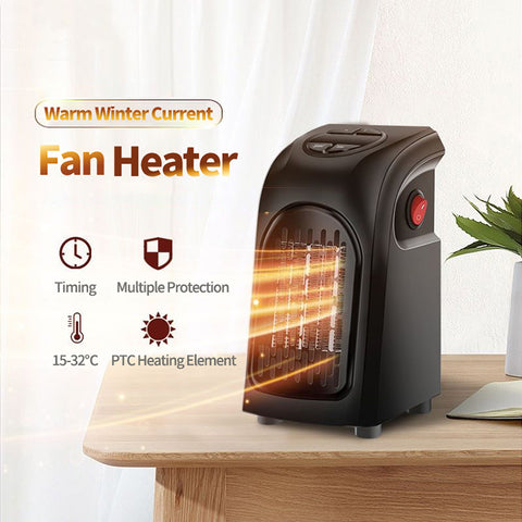 Wall Heater Ceramic Heating Warmer Fan For Home Office Camping