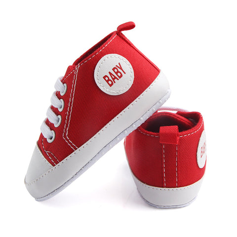 Baby Boys Girls First Walkers Shoes Infant Toddler Soft Sole Anti-slip Baby Shoes