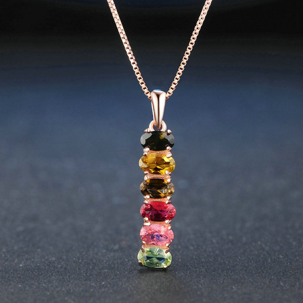 Natural tourmaline jewelry