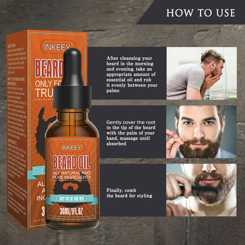 Hair Growth Oil Serum Mustache Grooming Growing Moisturizer US