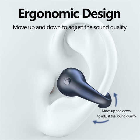 TWS Earbuds Ear Clip Bluetooth 5.3 Touch Wireless Earphone