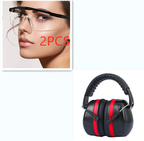 Luxury head mounted sound and noise proof earmuff