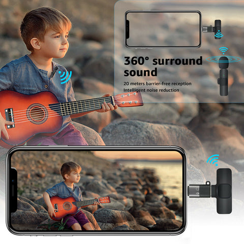 Microphones Set Short Video Recording Chargeable Handheld