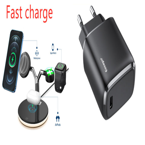 Magnetic Wireless Charger 15W Fast Charging Station For Magsafe Chargers