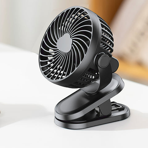 Fashionable Rechargeable Car Clip-on Portable Fan