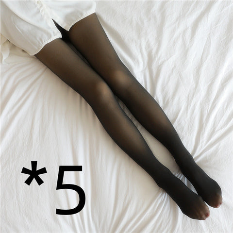 Fleece Pantyhose Women Fleece Lined Pantyhose Thermal Winter Tights - Nuri Shopping