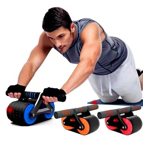 Rebound Ab Wheel Roller Waist Trainer Gym Sports Home Exercise Devices