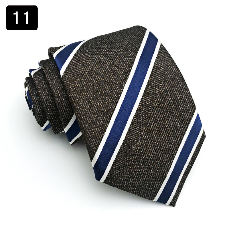 Tie Men's Formal Wear Business Stripes Business Shirt