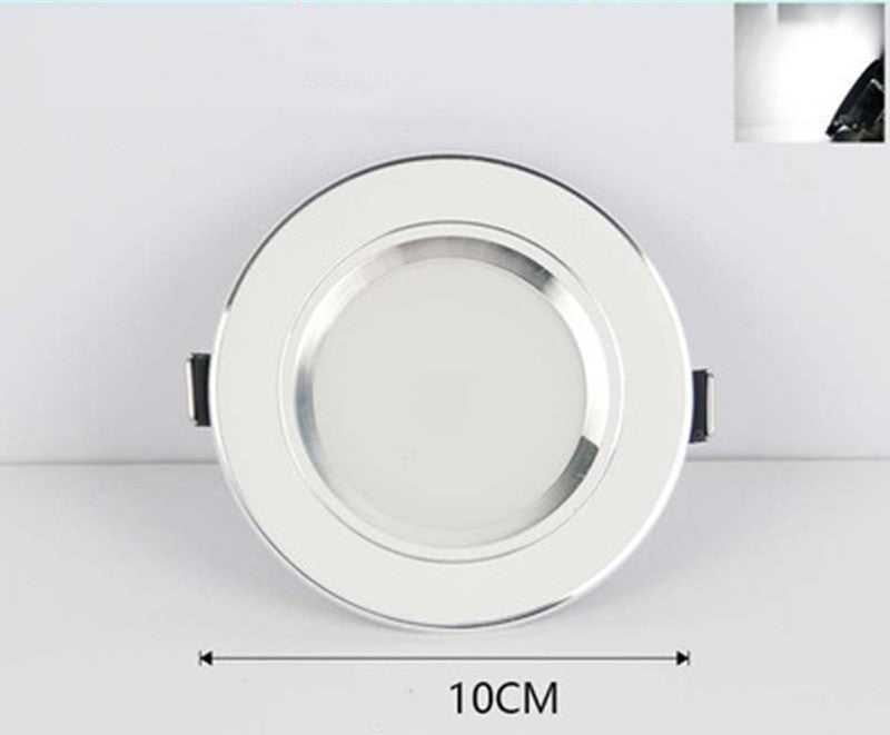 Downlights LED Sky Lights Embedded Household 5 Watt Tricolor Dimming