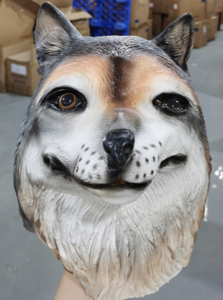 Animal Rotate Headwear Costume Wolf Face Masks Cosplay